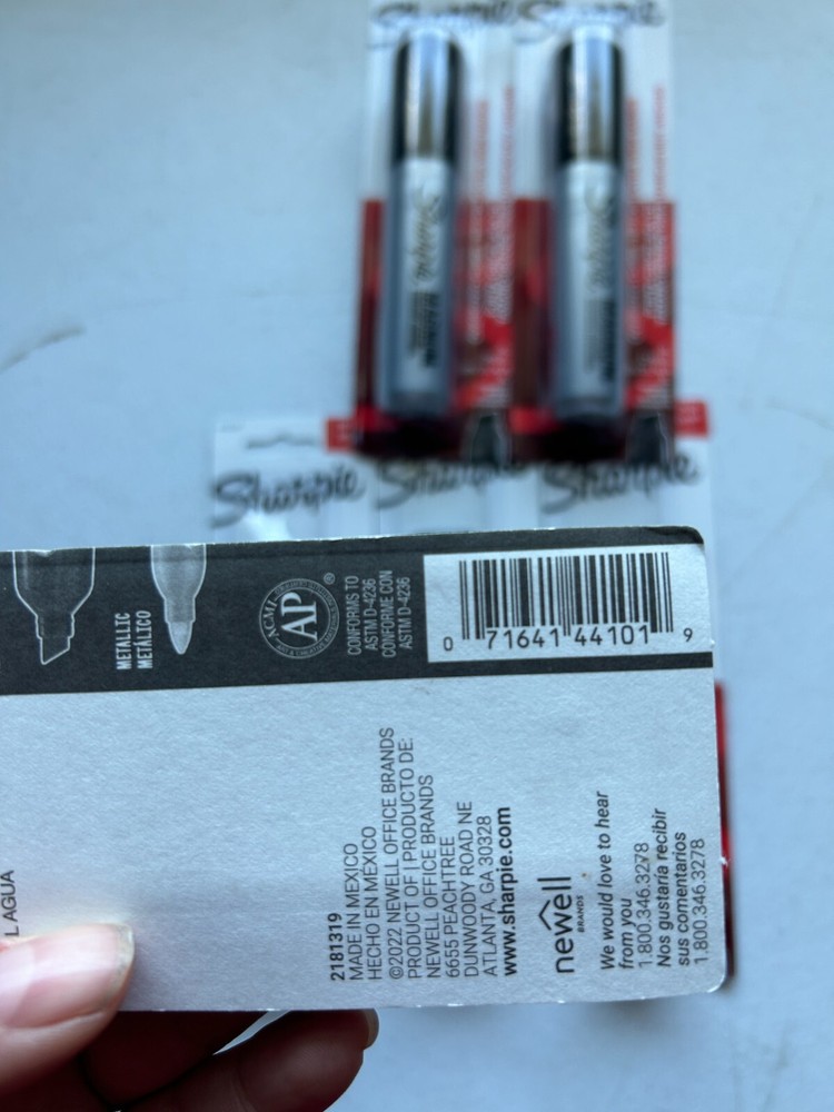 SIX SHARPIE Magnum Permanent Marker, Oversized Chisel Tip, BLACK