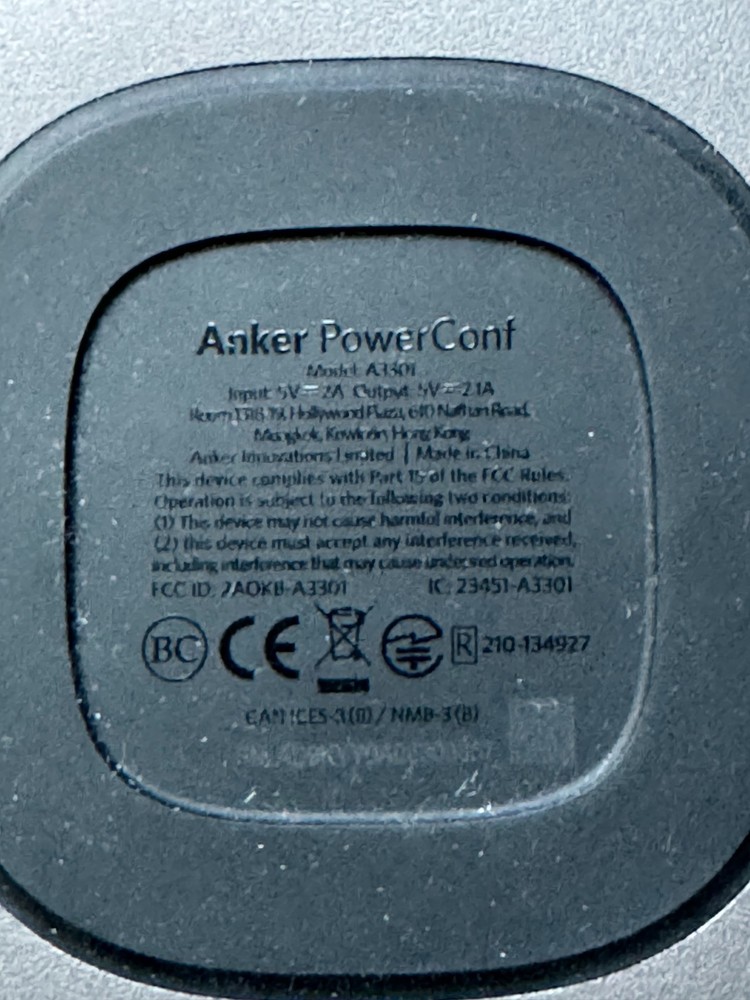 Anker PowerConf Portable Bluetooth Conference Speakerphone with Case