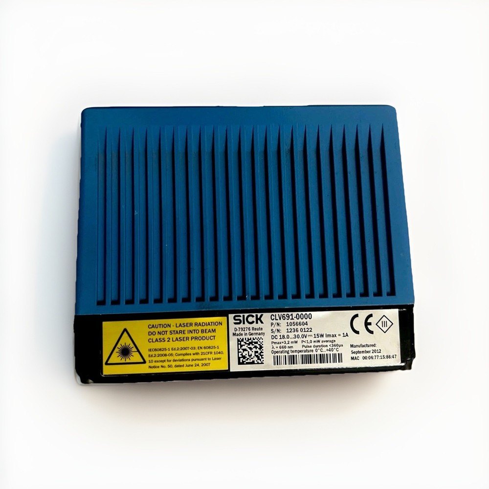 SICK CLV691-0000 Barcode Scanner / Fixed Mount Industrial Scanner