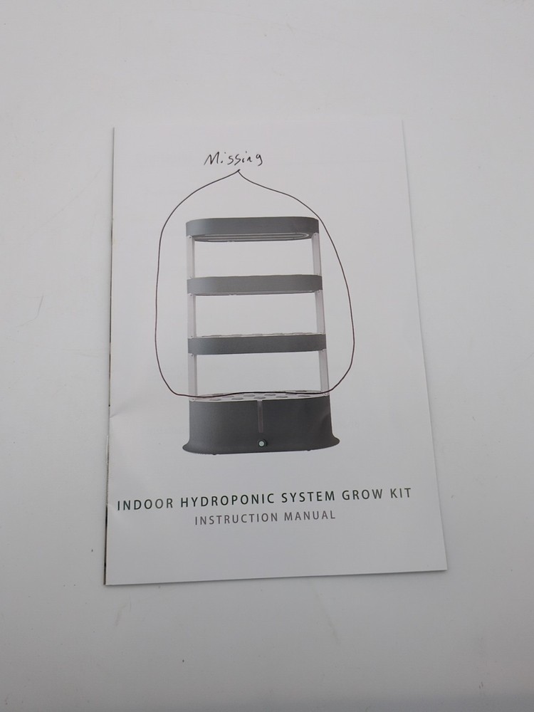 Indoor Hydroponic System Grow Kit Base - SEE DESCRIPTION