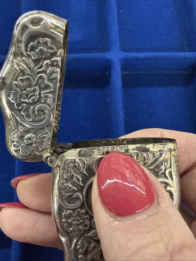 Antique Sterling Silver match safe