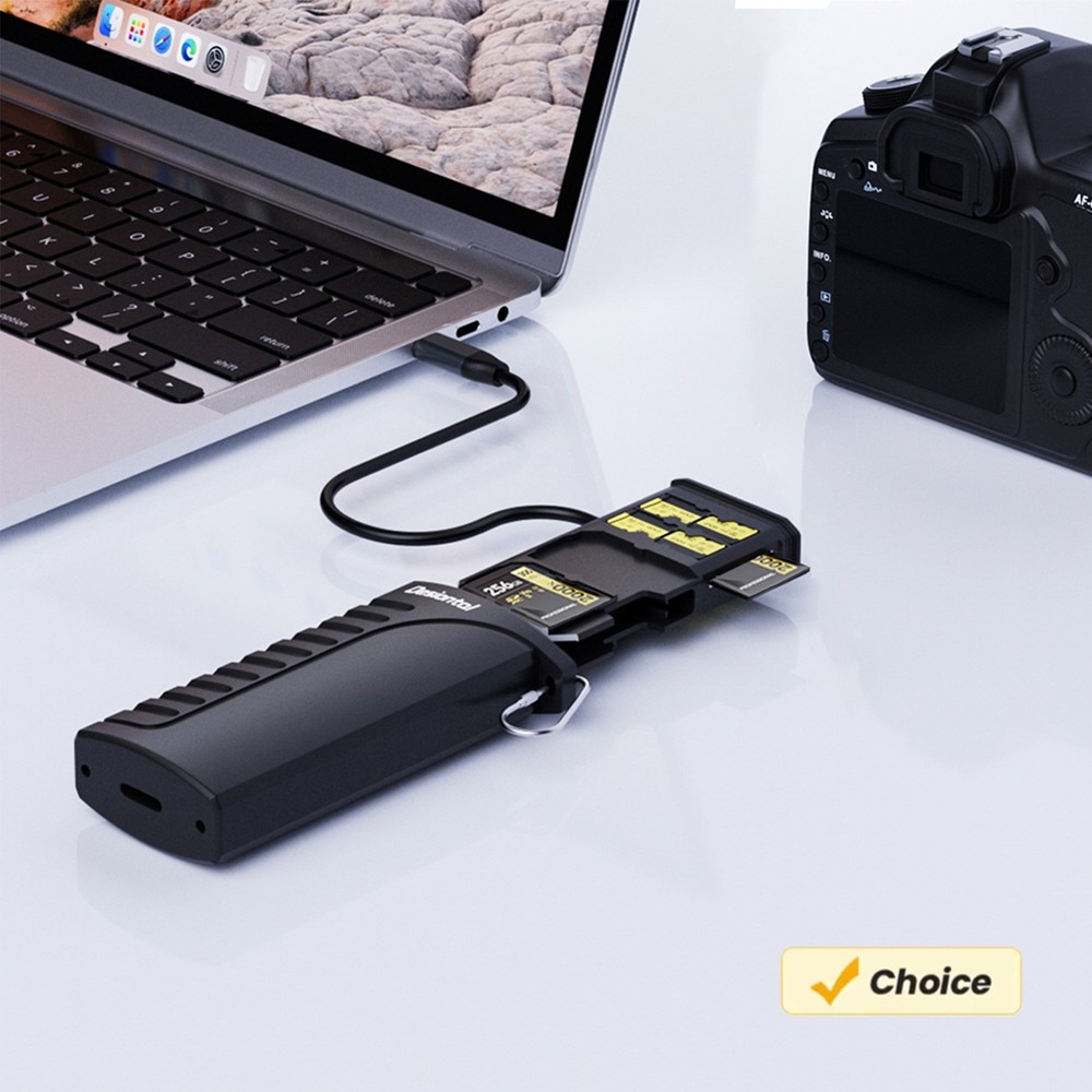 High-Speed SD Card Reader Type-C USB 3.1 Interface SD TF SIM Card Holder Case