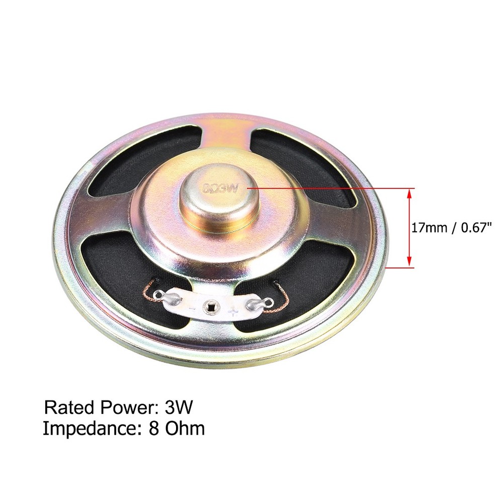 3W 8 Ohm Micro Indoor Speaker Magnet Speaker 77mm Diameter 4pcs