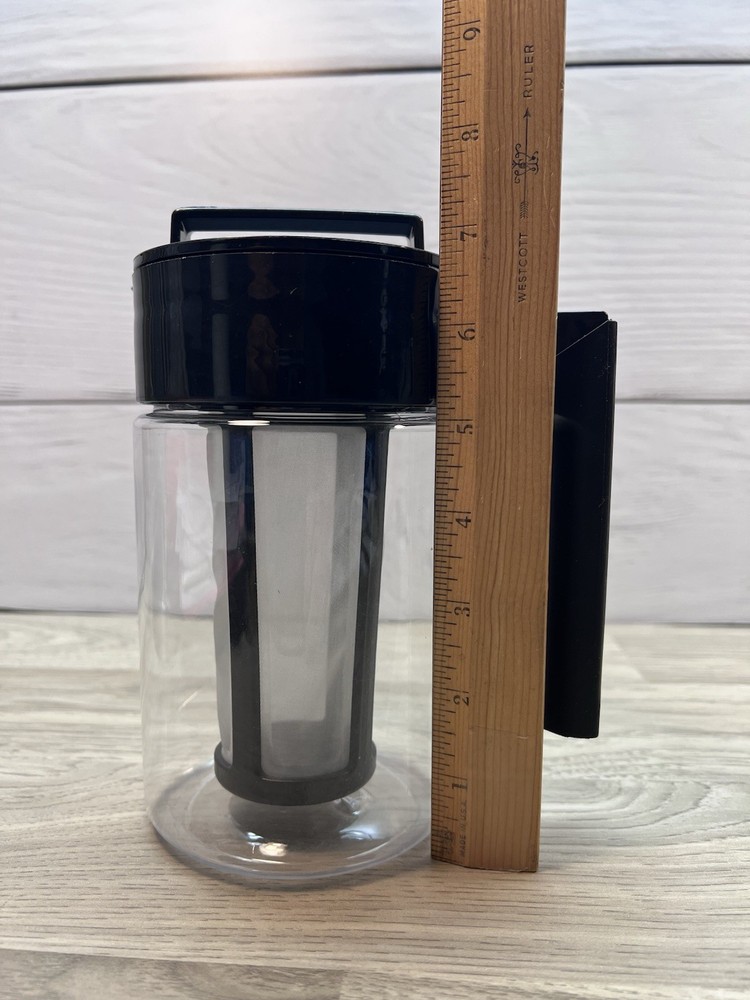 Cold Brew Coffee Ice Tea Maker 1qt Plastic Pitcher Mesh Filter Infuser