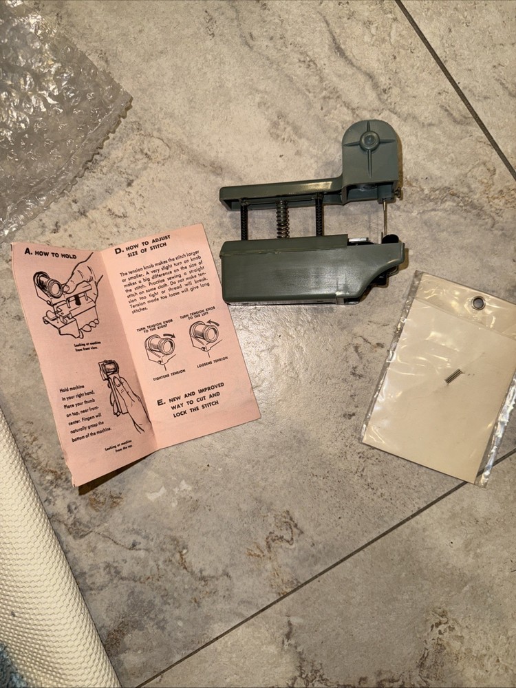 Dexter Automatic Hemmer & Stitcher Spool Thread Needle Threader Made In USA