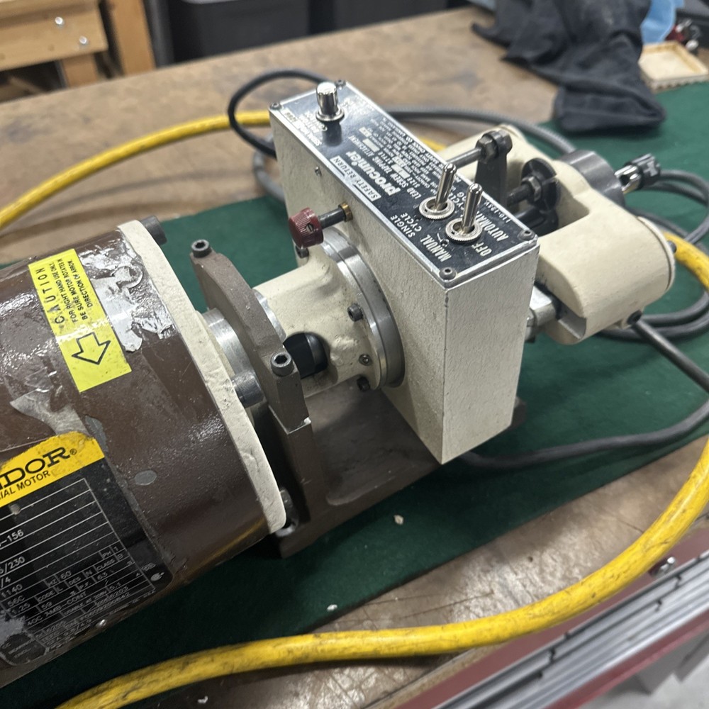 Procunier Tapping Head Attachment with Baldor 110V Motor