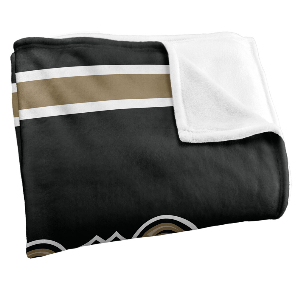 Bryant University Primary Logo Stripes Silky Touch Super Soft Throw Blanket