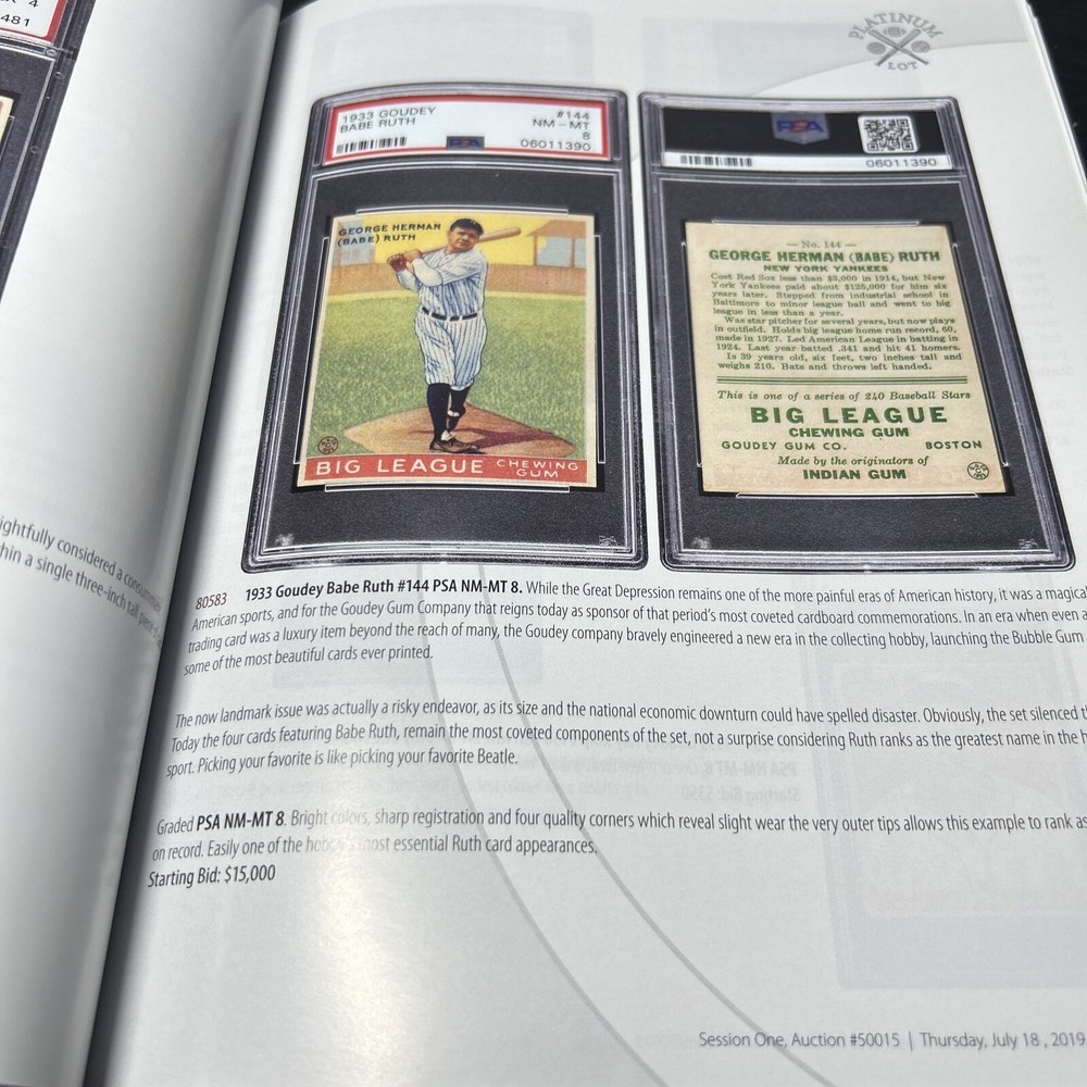 Heritage Auction July 2019 Catalogue