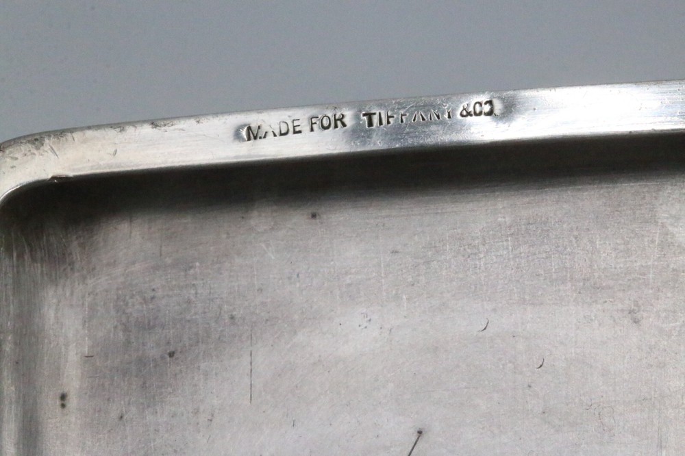Tiffany & Co. Sterling Silver Compact/Cigarette Case Monogrammed LOS