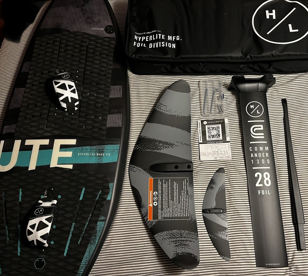 Hyperlite Commander 1300 Foil Kit Wakeboarding Equipment, Model 23400055