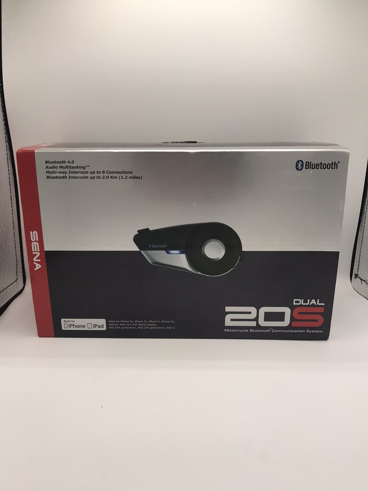 SENA 20S BLUETOOTH COMMUNICATION SYSTEM DUAL PACK 20S-01D - Incomplete Kit