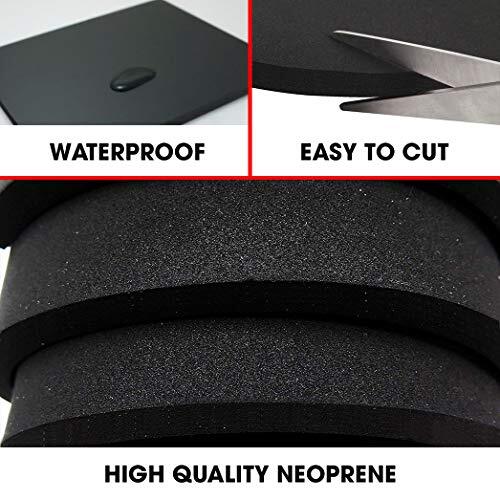 Dualplex Neoprene Sponge Foam Rubber Sheet Roll, 15 X 60 Assorted Size Names