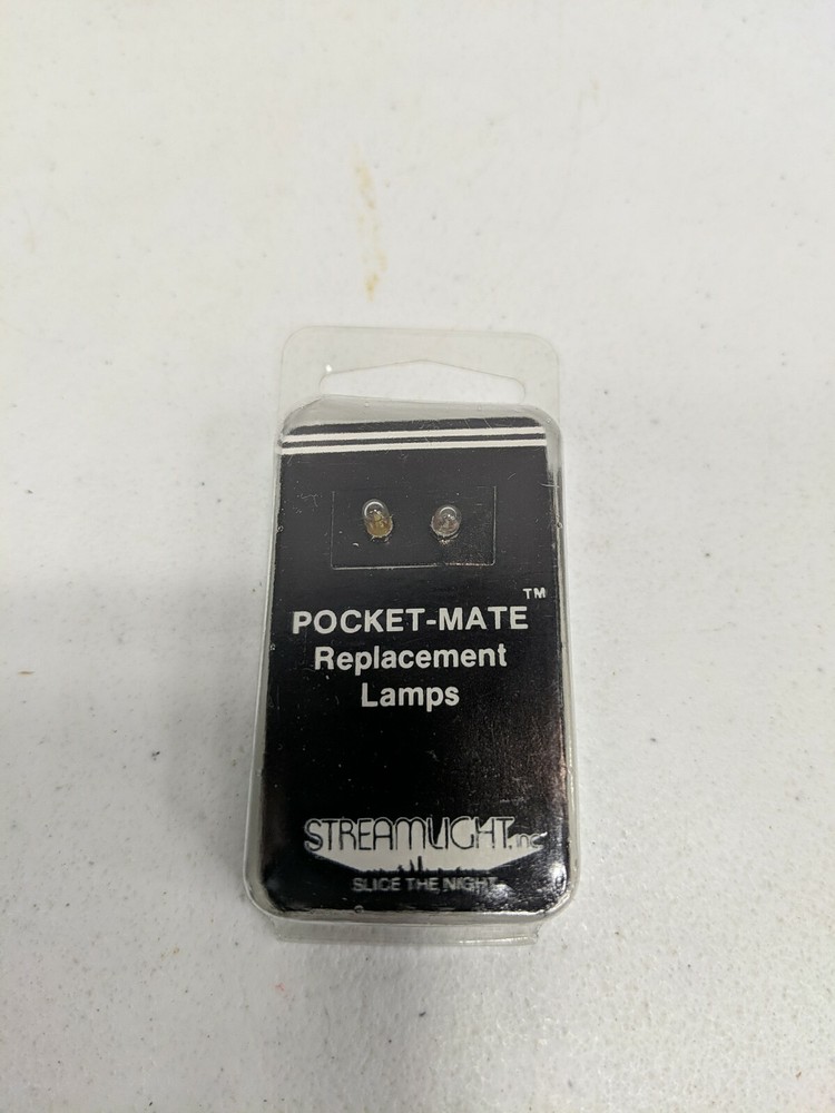 NOS Two Streamlight Pocket mate Replacement LampsBulbs
