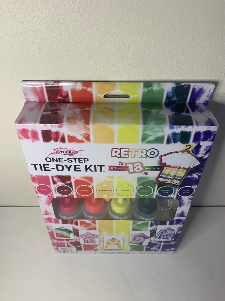 Tulip One-Step 37pc. Tie-Dye Kit w/ Retro Colors, 8 Projects