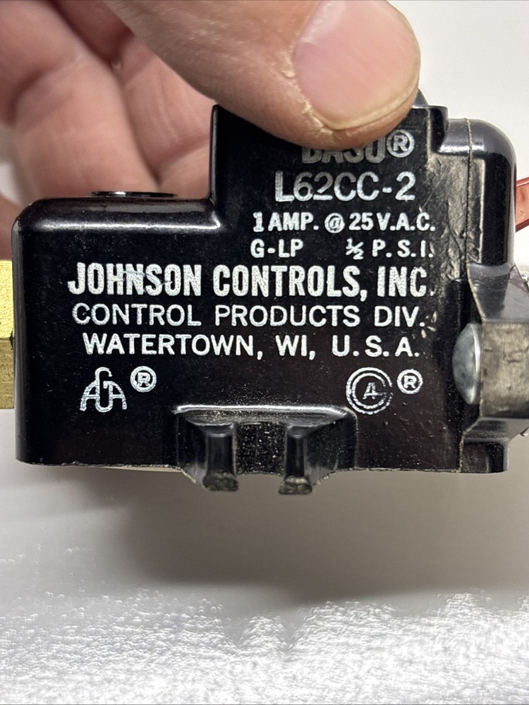 Baso Gas Light Safety Switch L62CC-2