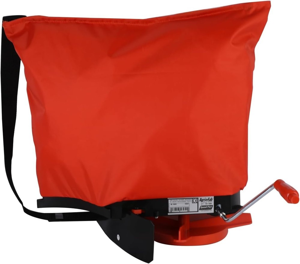 Efficient Handheld Bag Seeder Spreader with Rear Baffle for Easy Element Control