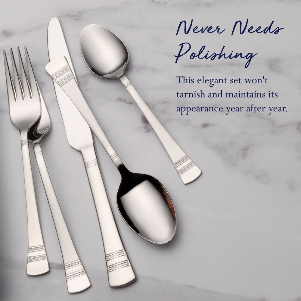 Pfaltzgraff Sapphire Bay 20-Piece Flatware Set