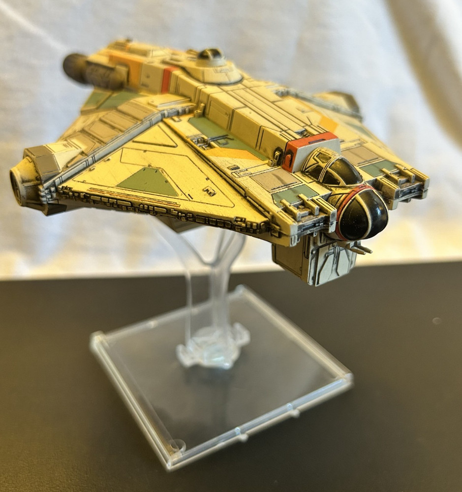 X-Wing Miniatures Game VCX-100 Light Freighter (Ghost) (Ship and Stand Only)