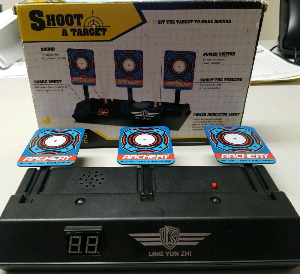 Scouring Target Electronic Auto Reset Electronic Sound light.