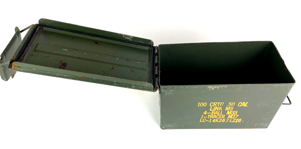 Ammo Box – 50 Cal – Olive Green – Grade 1