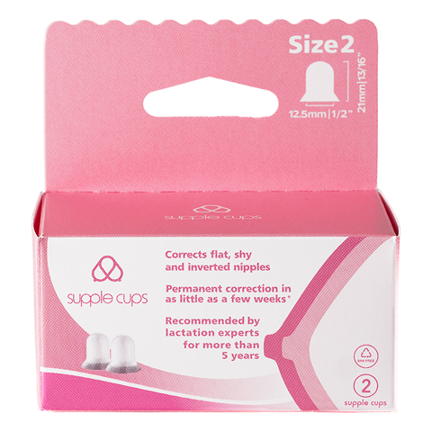 Supple Cups for flat, shy and inverted nipples
