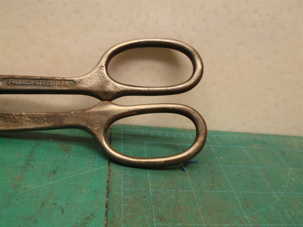Vintage Blue Bird 10" tin snips