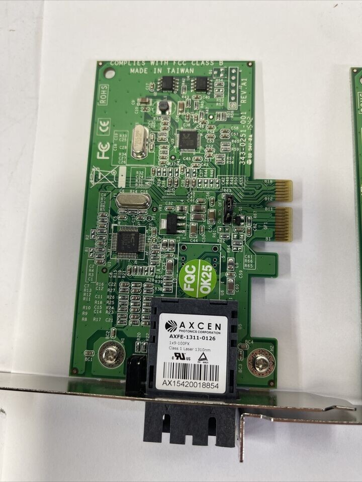 Genuine Dell Avago AFBR 5803AZ PCI Network Interface Card! Low Profile/Tested!
