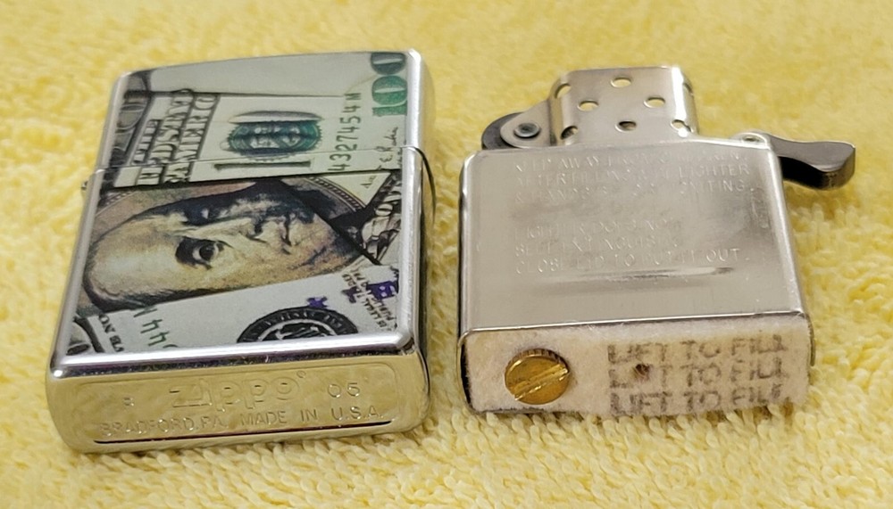 ZIPPO THE BENJAMIN 2005 LIGHTER