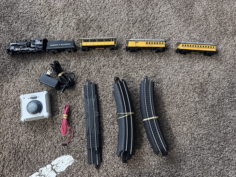 Bachmann Durango & Silverton HO Train Set Tested Working w/Track