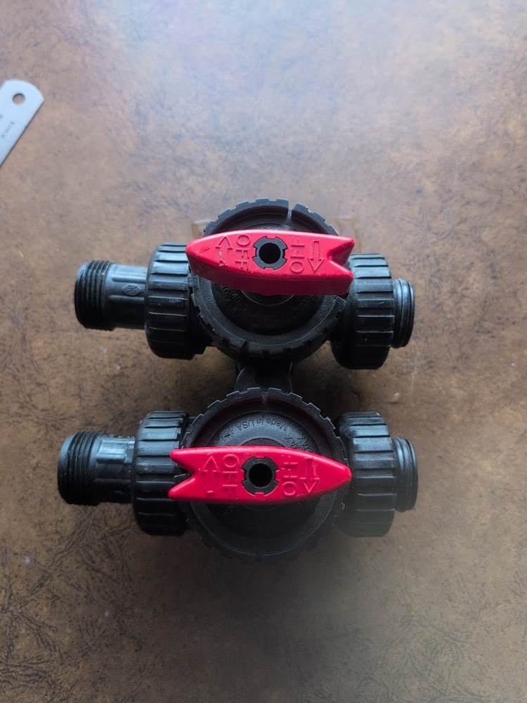 CLACK WS1 V3006 BYPASS ASSEMBLY ON/OFF VALVE FOR 1" CONNECTION With 1" MIP Adapt