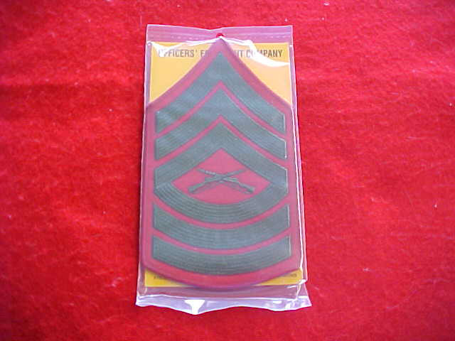 NEW US Marine Corps - Master Sergeant Chevrons E-8 - Alpha - NEW