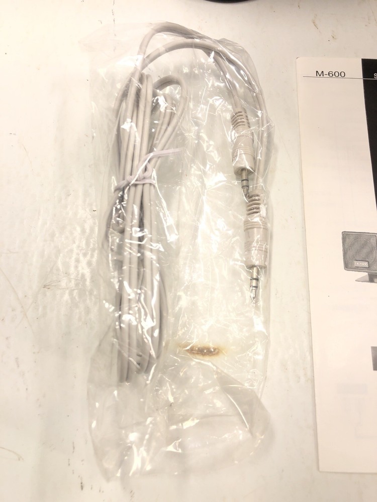 MICROLAB M-600 SPEAKER SYSTEM WITH SUBWOOFER 36 WATT Computer Phone AUX