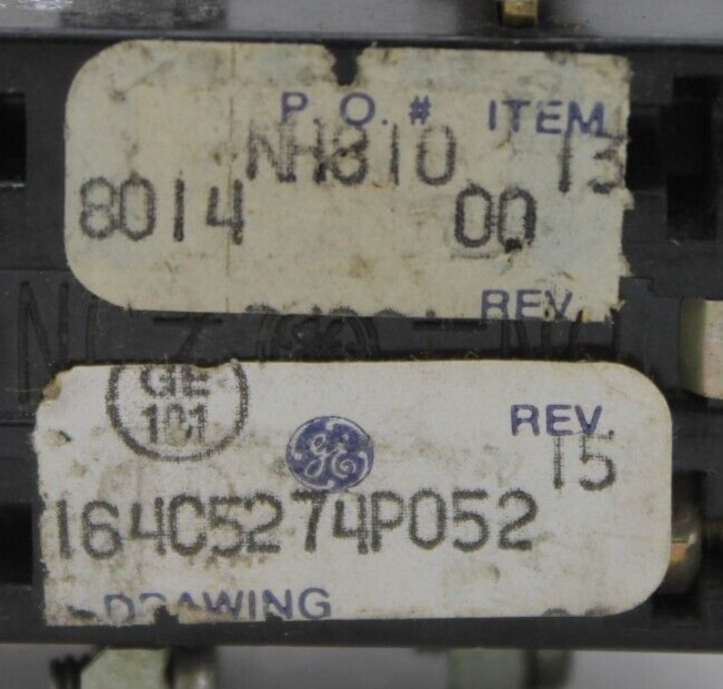 GE 164C5274P052 Selector Switch