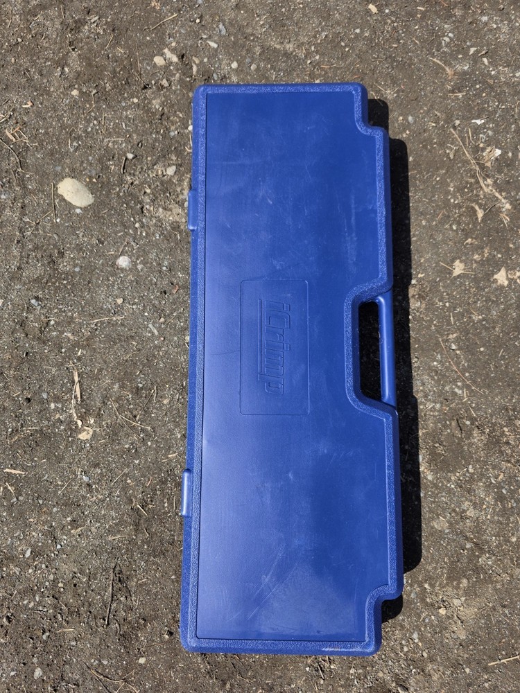 ICRIMP Pipe Crimping Tool with Interchangeable Jaws and Blue Case