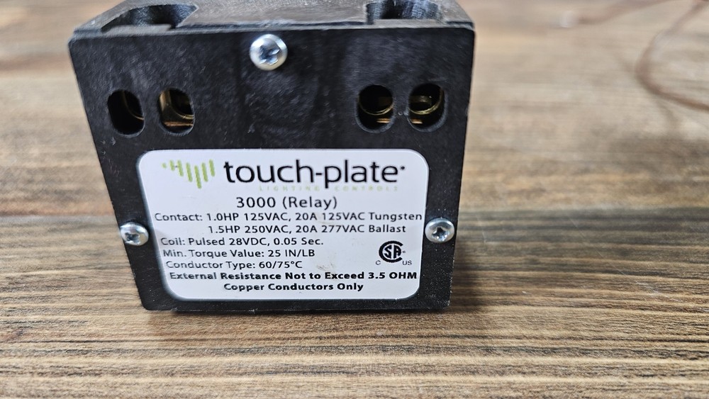 TOUCH-PLATE 3000 Relay 20 AMP Relay