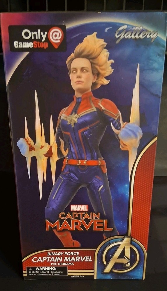 Marvel Comic Gallery Captain Marvel Binary Force Figure