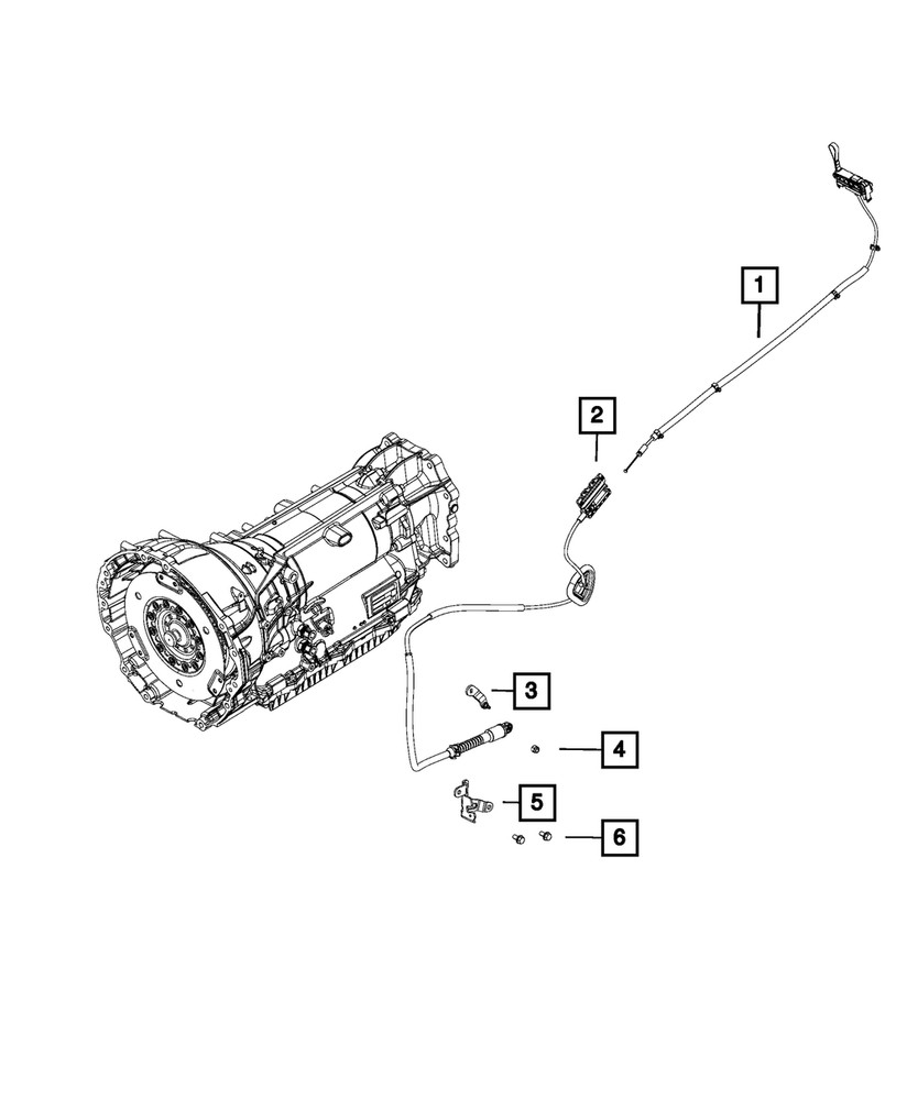 Genuine Mopar Automatic Transmission Cable 68394556AB