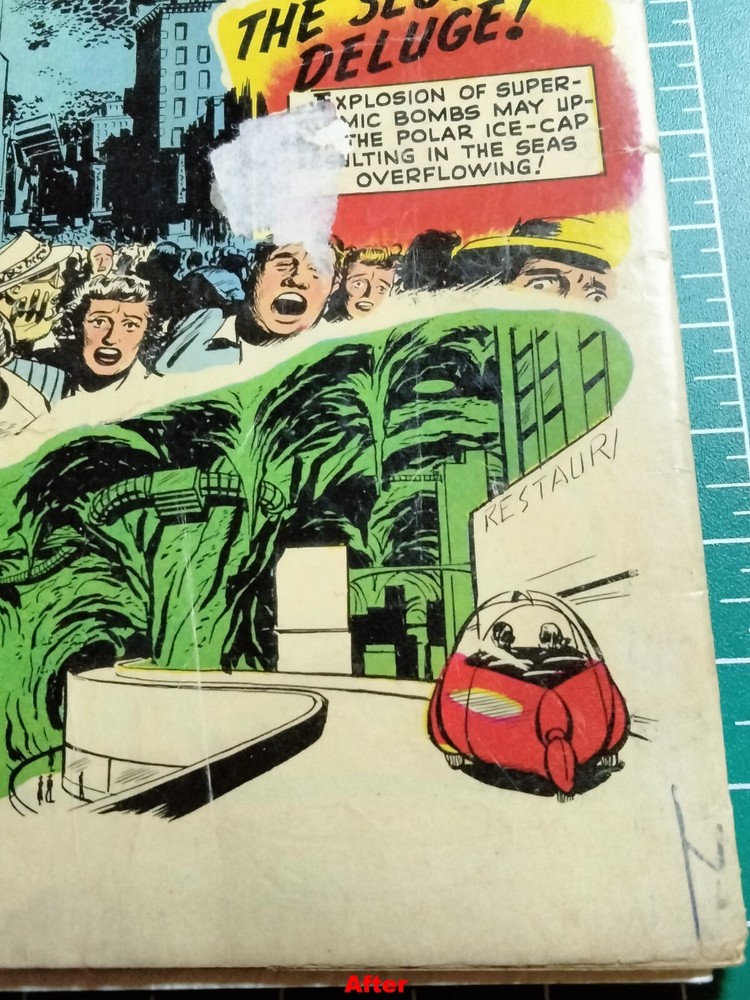 Professional Comic Book Press & Cleaning Service (Add On To Comic Purchased)