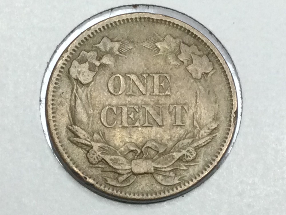 1858 Flying Eagle Cent small letters in extra fine plus