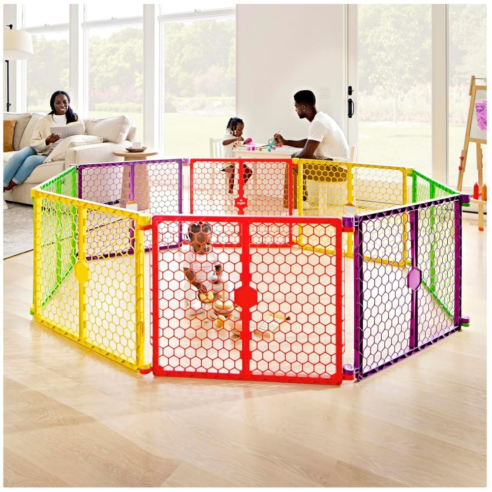 Super Wide Baby Gate & Playpen Combo