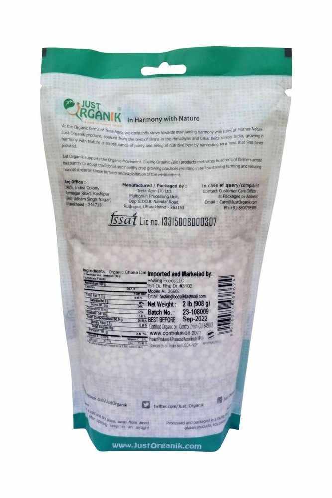 Organic Chana Dal