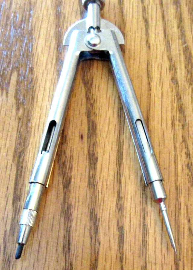 Vintage Protractor School Math Drafting Tool Instrument Made in Japan