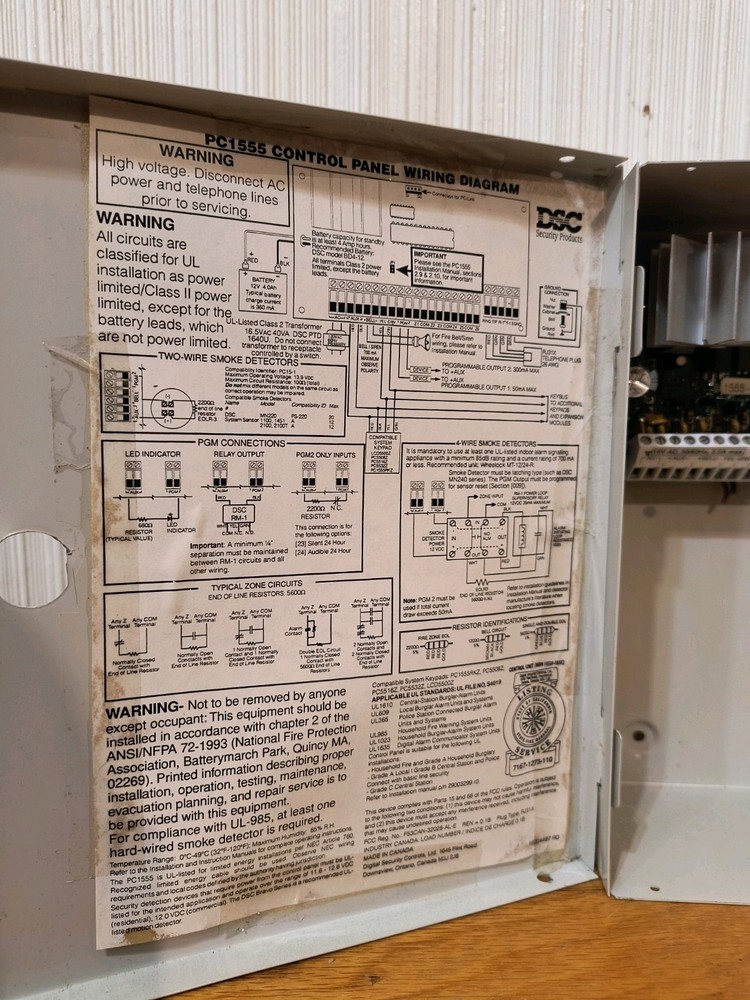Digital Security Control PC1555