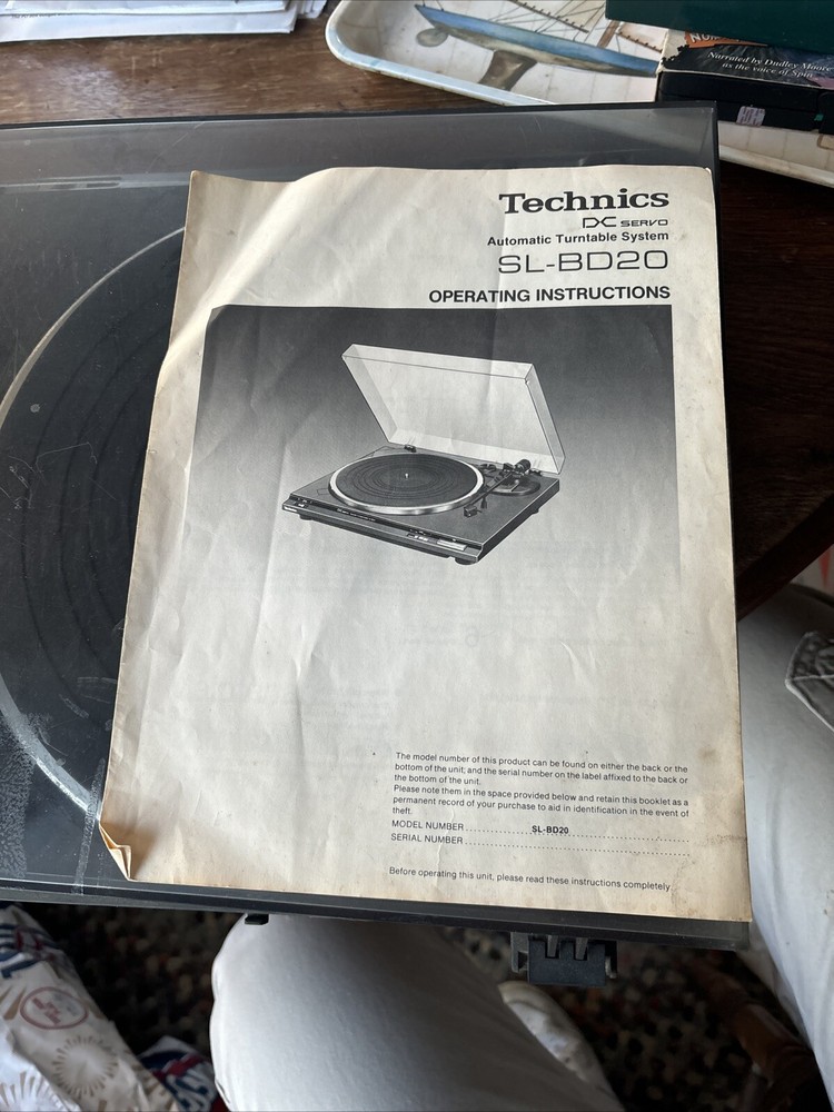 Technics SL-BD20D Automatic Turntable DC Servo System Record Player.