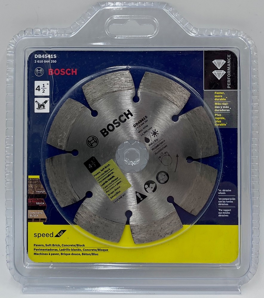 Bosch DB4541S 4-1/2-Inch Segmented Rim Diamond Blade