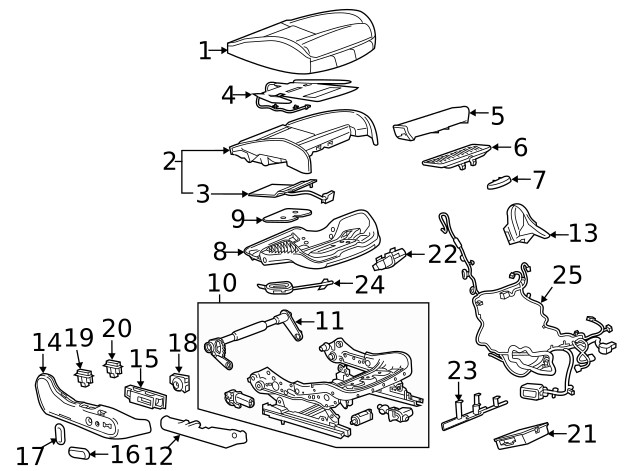 Genuine GM Module Bracket 13491401