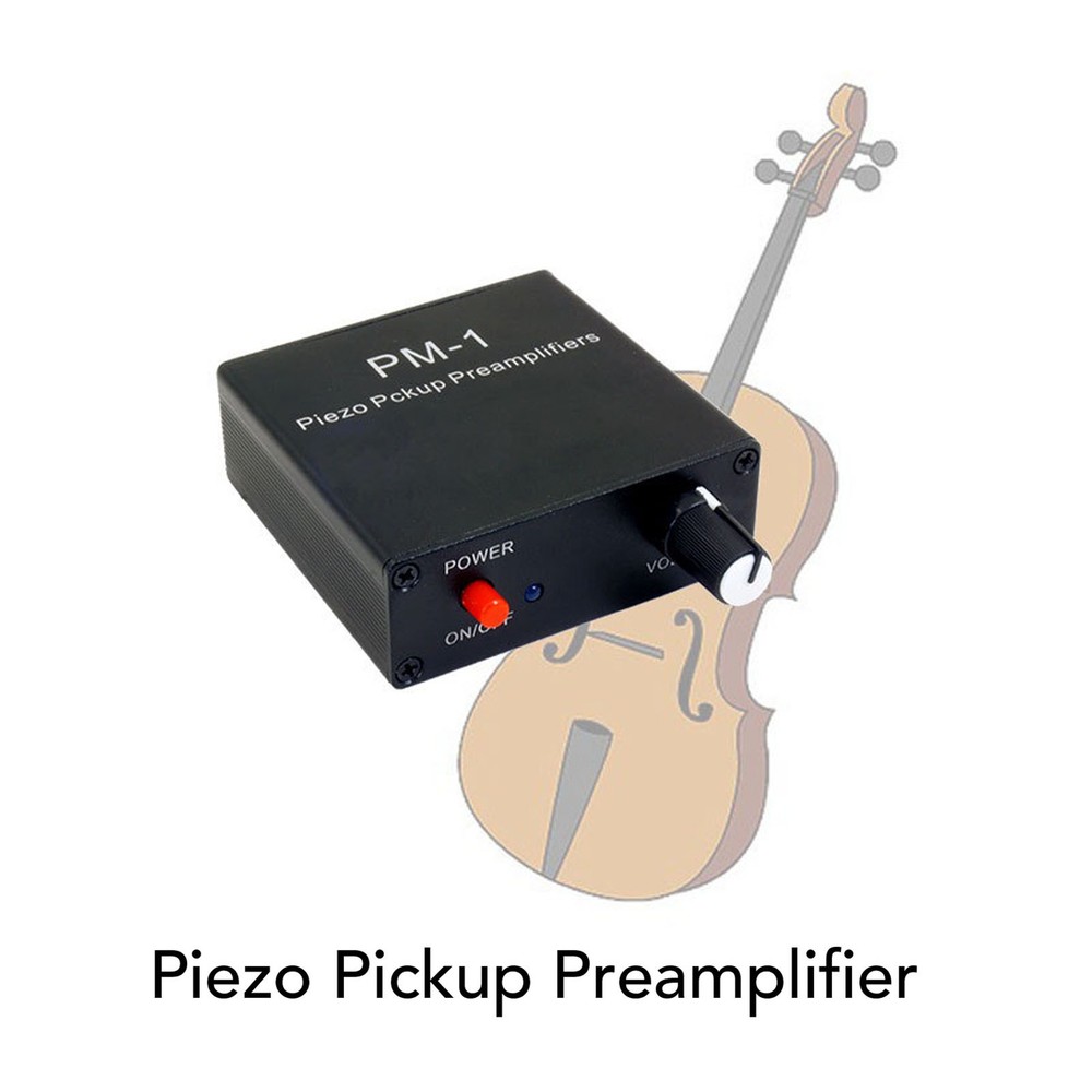 Compact Piezo Pickup Preamp Amplifier For Guitar New