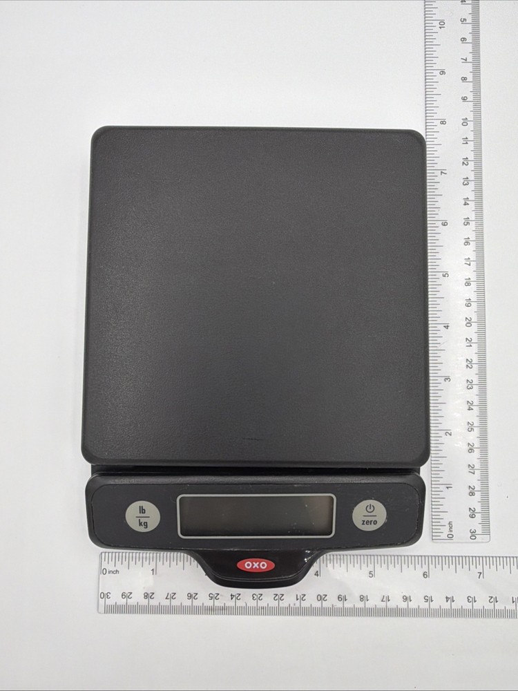 OXO Good Grips 5lb Digital Food Scale, Black, Pull-Out Display