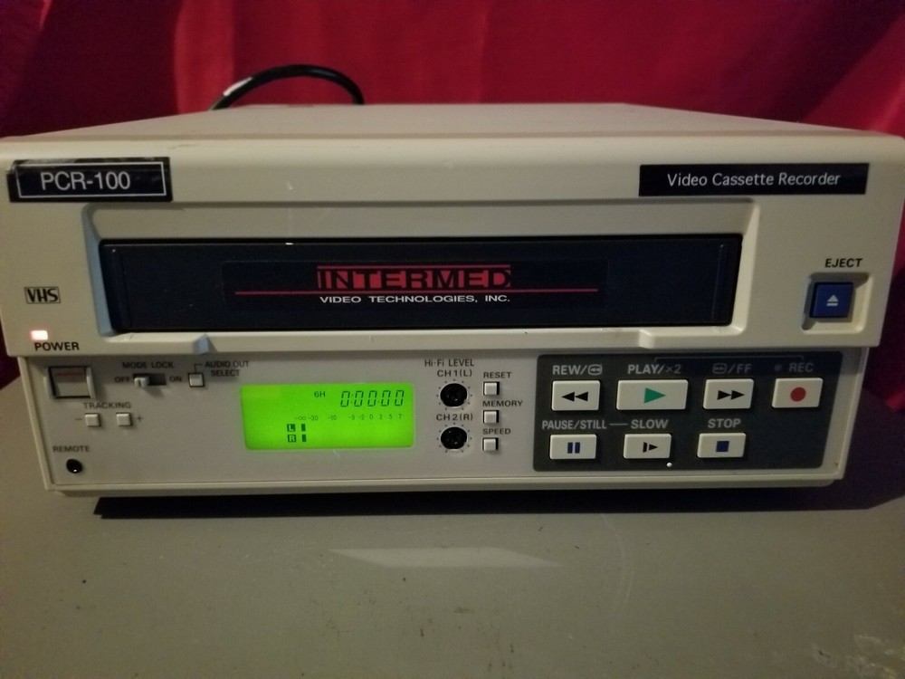 INTERMED PCR-100 VIDEO CASSETTE RECORDER VCR