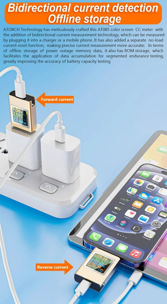 Power Meter Testers Eversame PD3.1 Digital Multimeter Voltage Current Voltmeter